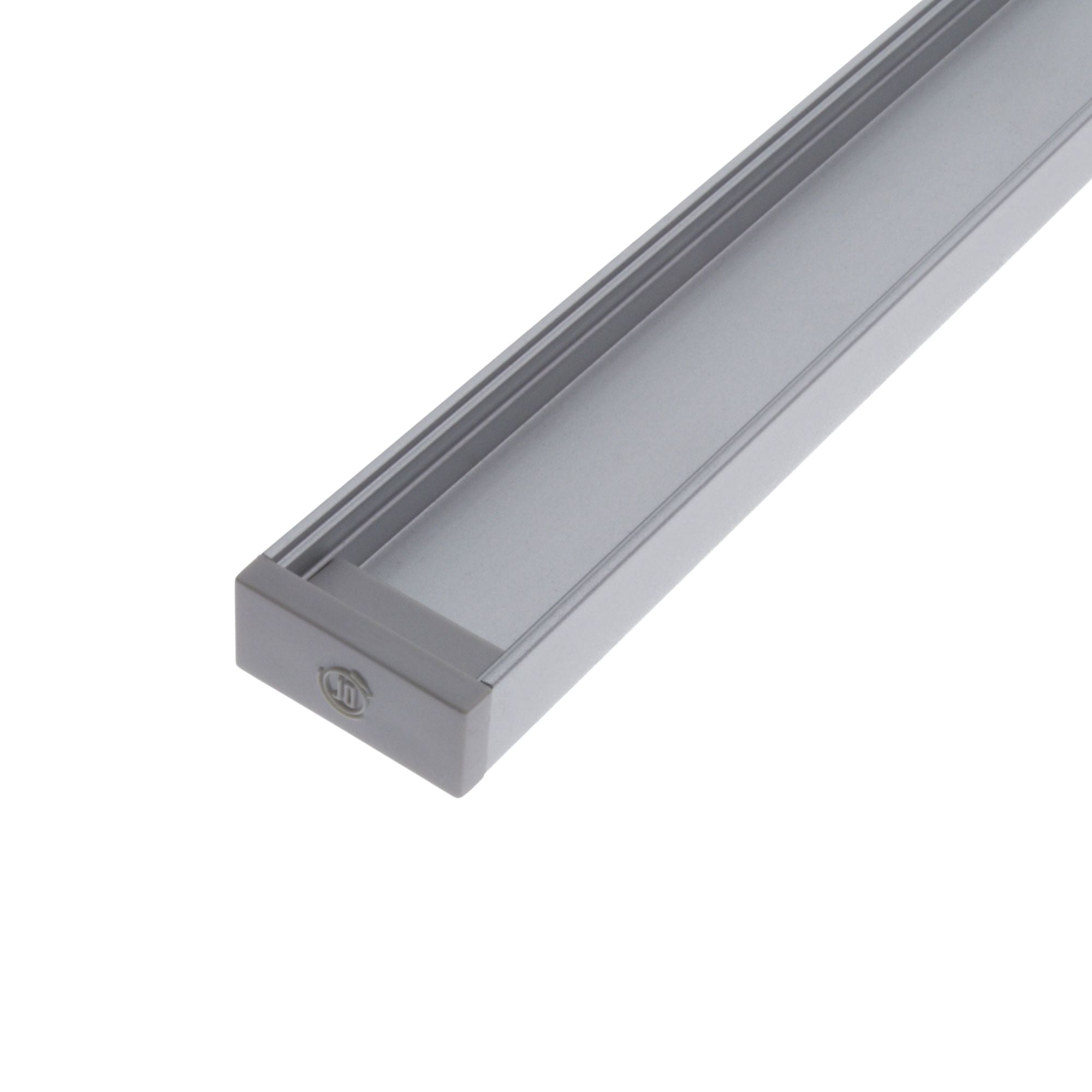 48 Slim Channel LED Light Fixture with Premium Diffusion Lens - Dimmable Aluminum Housing for Home, Office, and Commercial Lighting