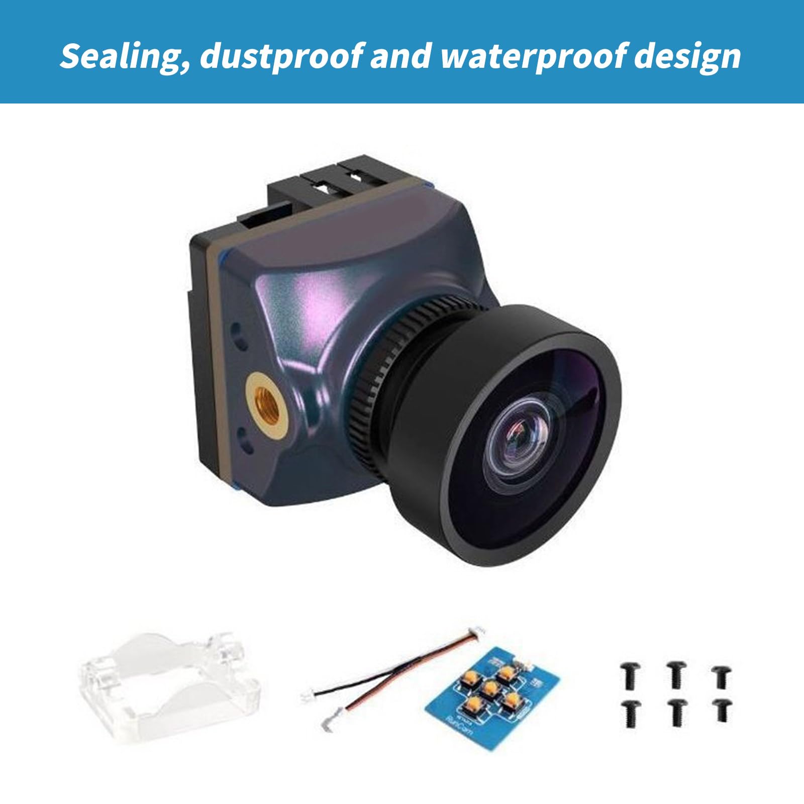 Nano4 Weather 1200TVL HD Camera with Wide Angle Lens for FPV Drones - Perfect for Racing, Aerial Photography & Outdoor Adventures