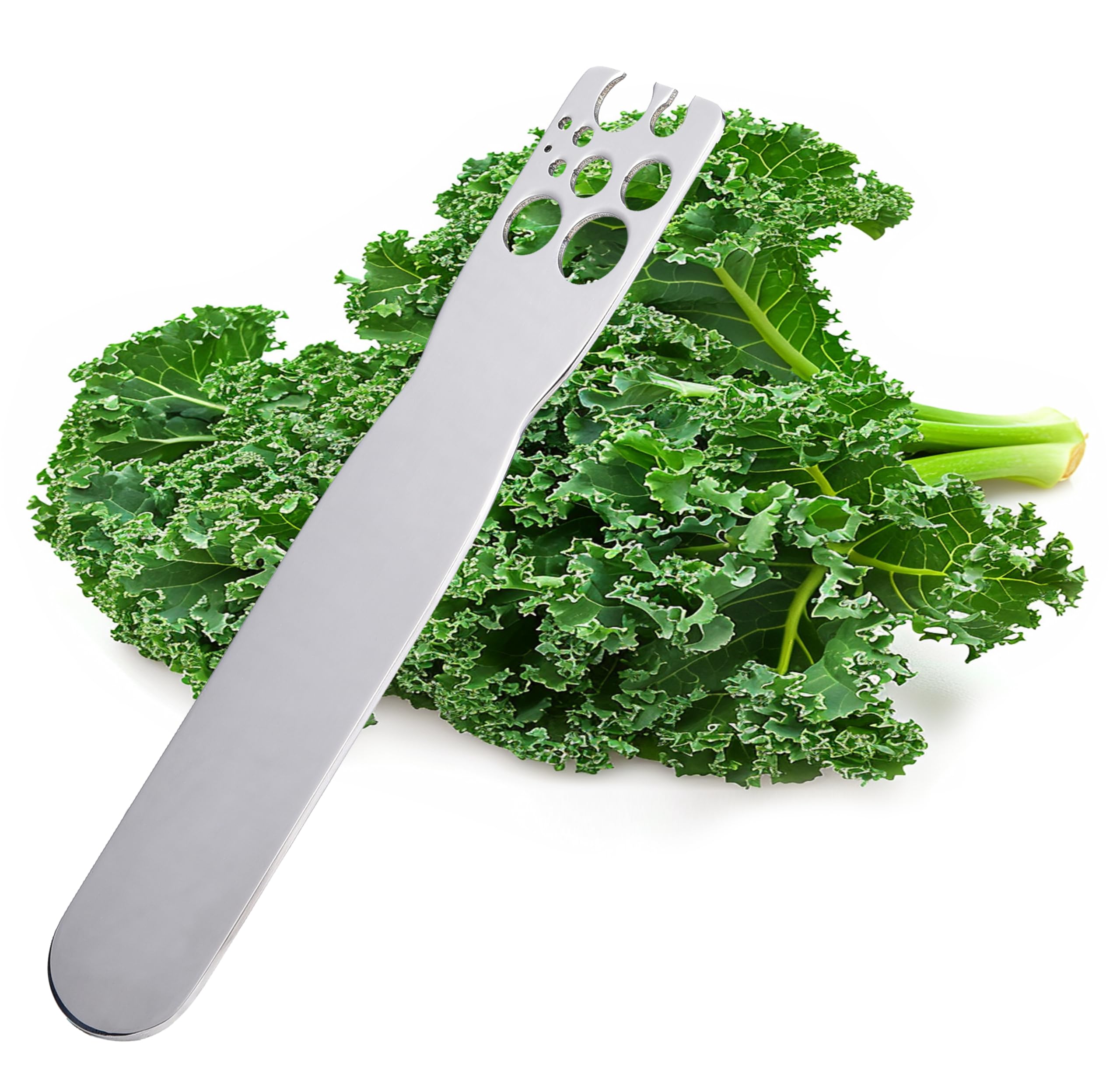 Premium Herb Stripping Tool - Stainless Steel Greens & Herb Stripper for Kale, Chard, Collard Greens, Thyme & Rosemary | Perfect for Cooking, Meal Prep & Gardening