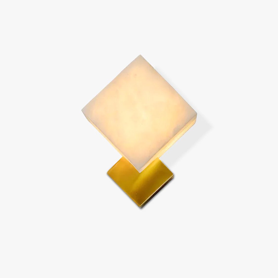 Modern Alabaster Wall Sconce - Handcrafted LED Wall Light Fixture for Bedroom, Living Room & Hallway - Dimmable Indoor Lighting for Home Decor
