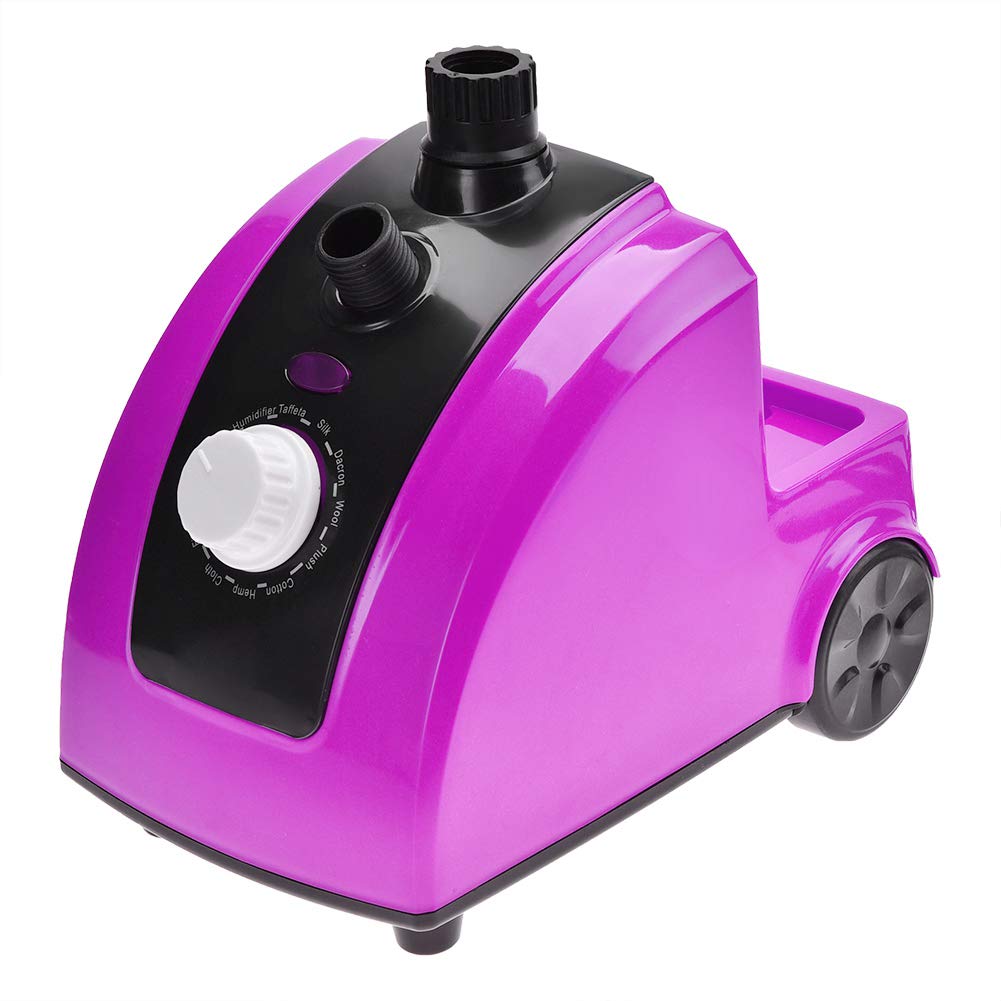 YOPOTIKA Full Size Clothes Steamer - Professional Garment Steamer with Stand for Wrinkle Removal, Portable Fabric Steamer for Home & Travel Use (Purple) | Perfect for Dresses, Suits, Curtains & Home Textiles