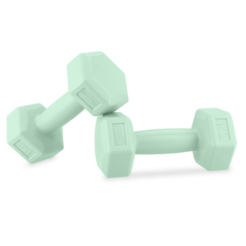 Spokey Monster Dumbbells 2 x 1 kg (2.2 lbs) SPK 944049 - Fun Kids Fitness Equipment for Home Workouts & Play