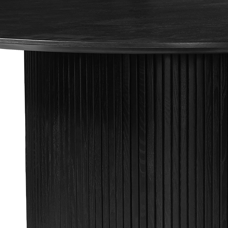 KENZI 80cm Black Coffee Table - Modern Living Room Furniture for Small Spaces & Home Decor