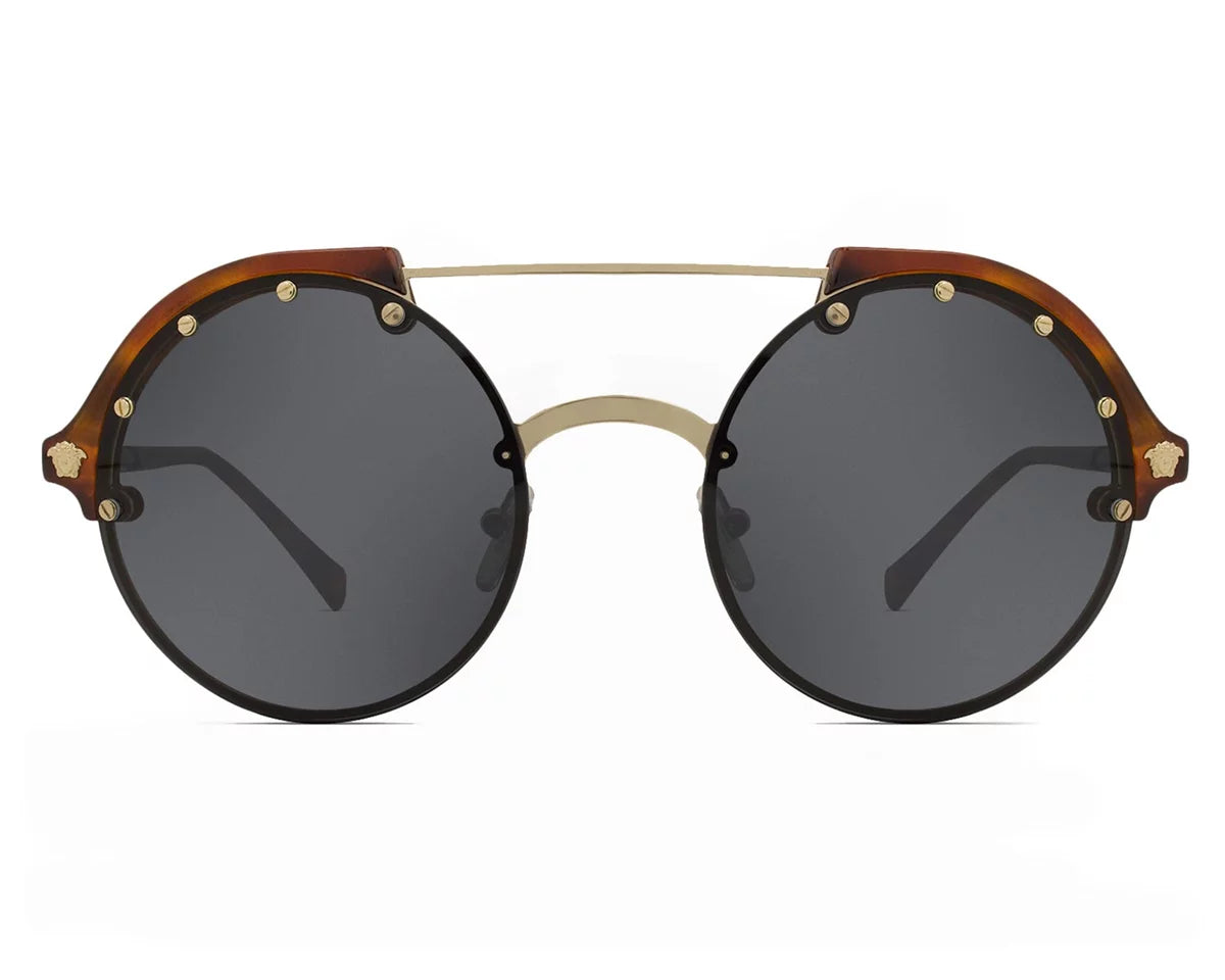 Versace VE4337 Sunglasses - Brown/Gray Gradient Lenses, UV Protection, Luxury Fashion for Men & Women - Perfect for Outdoor Activities, Travel, and Everyday Style