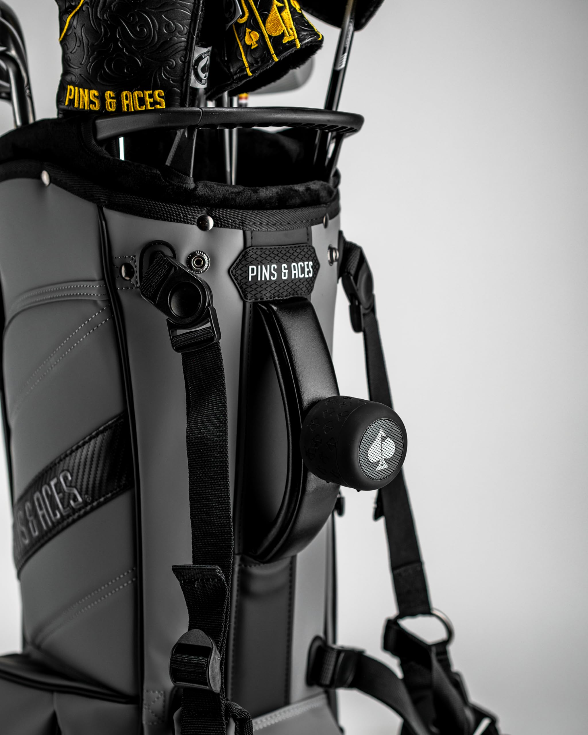 Pins & Aces Premium Lightweight Stand Golf Bag - Velvet-Lined 5-Way Club Divider System - Perfect for Tournaments & Practice Rounds