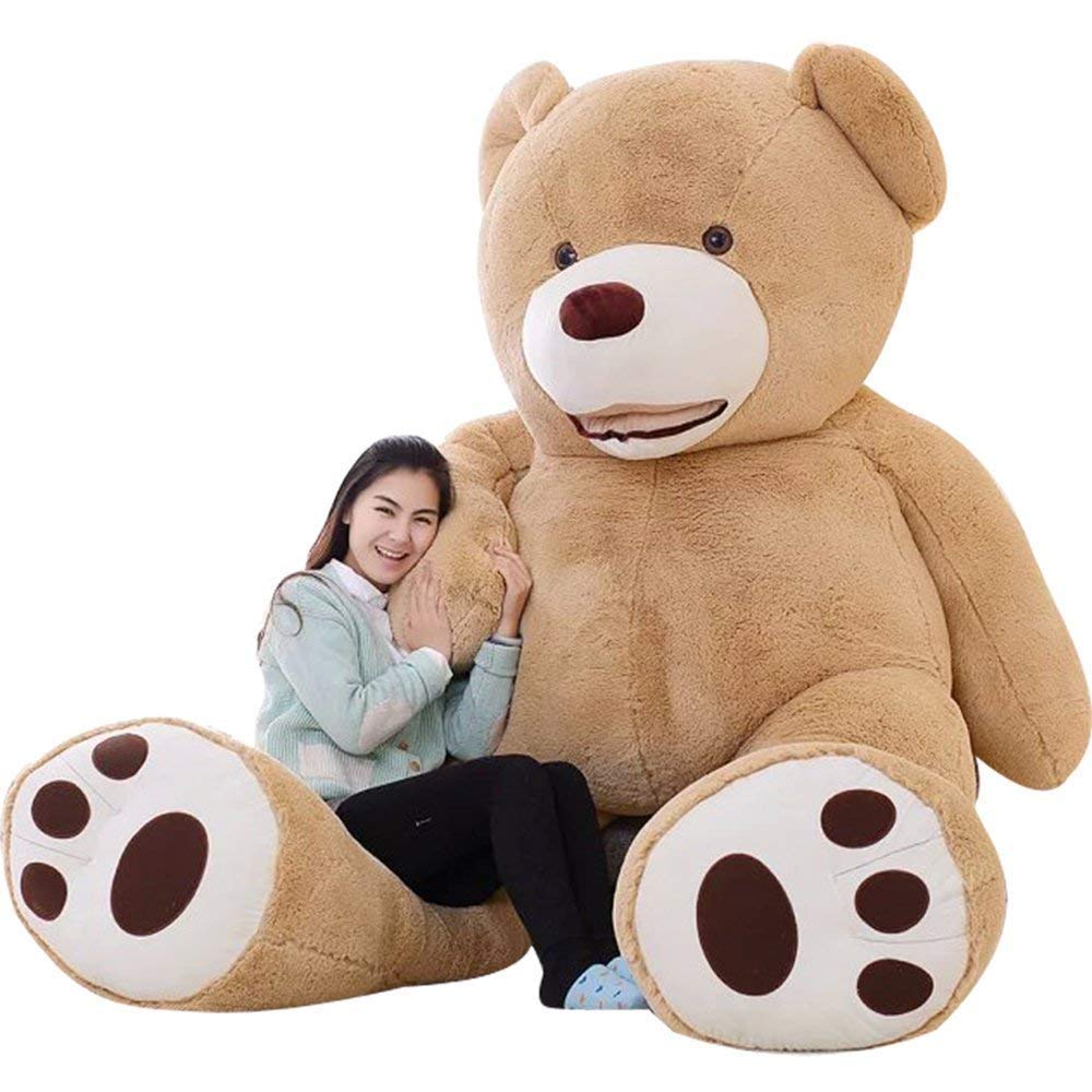 IKASA 78-Inch Giant Teddy Bear Plush Toy - Super Soft Stuffed Animal for Kids & Adults (Brown) | Perfect for Bedroom Decor, Gift Giving, and Cuddling