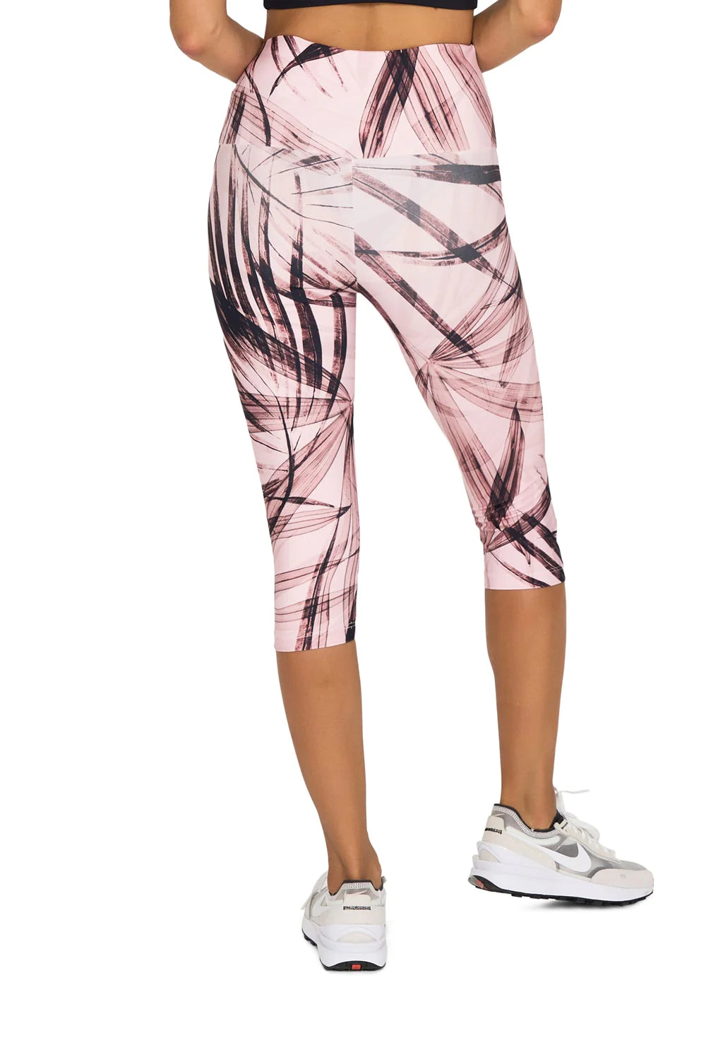 Gia High Waisted Under Knee Tights for Women - Comfortable & Stretchy Yoga Workout Leggings - Perfect for Running, Gym, Pilates and Everyday Wear