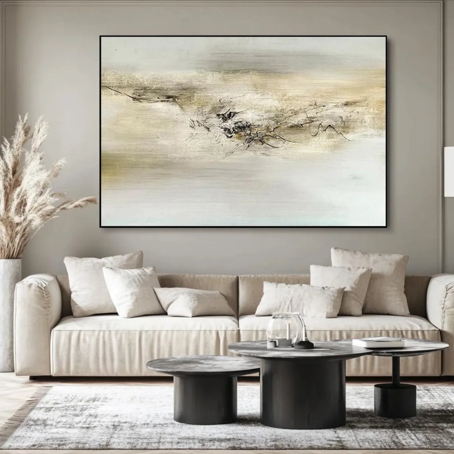 Abstract Tranquility #WS283 - Modern Canvas Wall Art for Home & Office Decor | Perfect for Living Room, Bedroom, or Workspace
