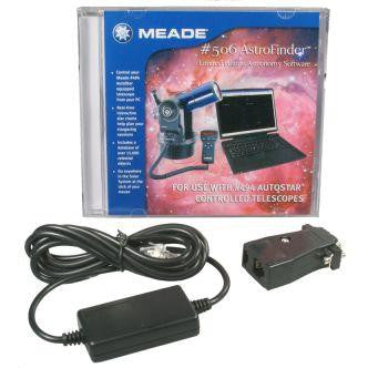 Meade #506 AstroFinder Software & Cable Connector Kit for ETX 70/80AT & DS2000 Telescopes | Astronomy Accessory | Stargazing & Astrophotography Equipment