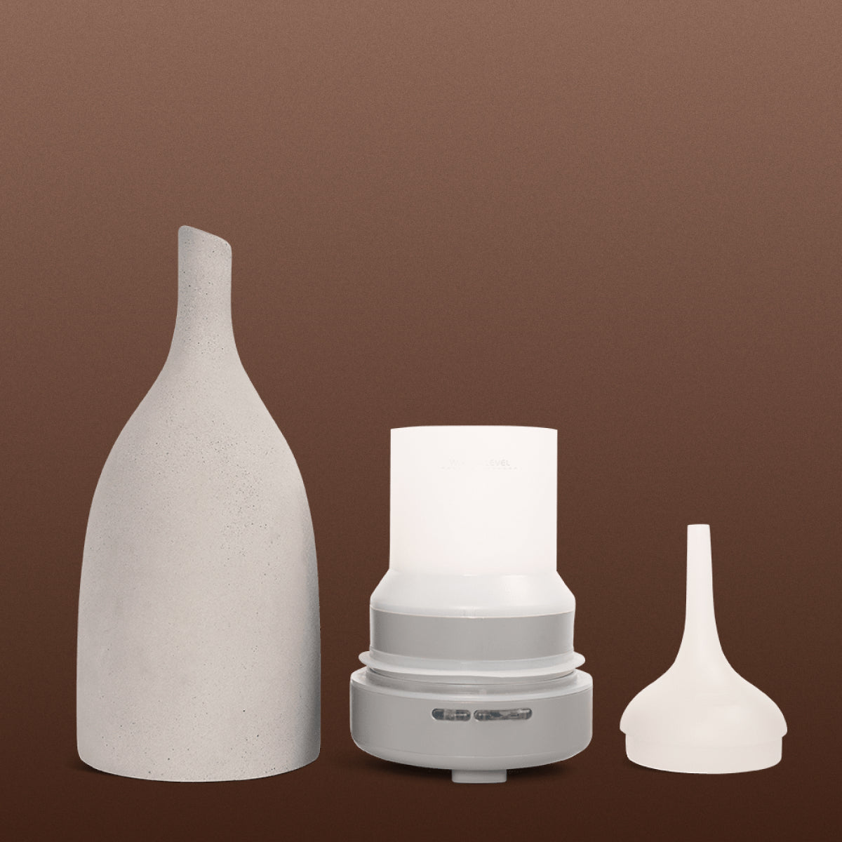 Aroma Om Essential Oil Diffuser | Natural Stone Ultrasonic Humidifier for Home, Office, Yoga & Meditation - Relaxing Aromatherapy Gift
