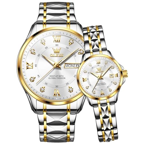 two tone & silver-white couple