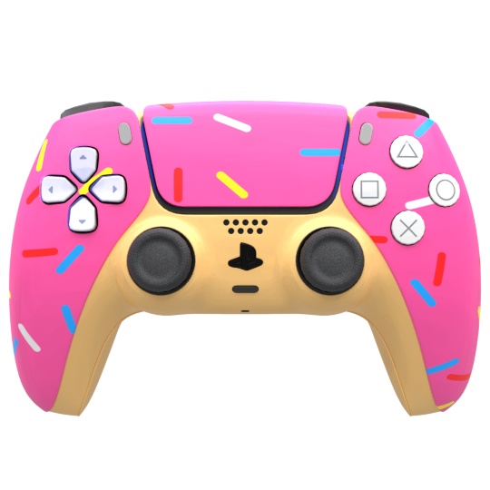 Fresh Glazed Donut for PS5 - Sweet Gaming Snack for Playstation 5 Players - Perfect for Gaming Sessions & Late-Night Snacking