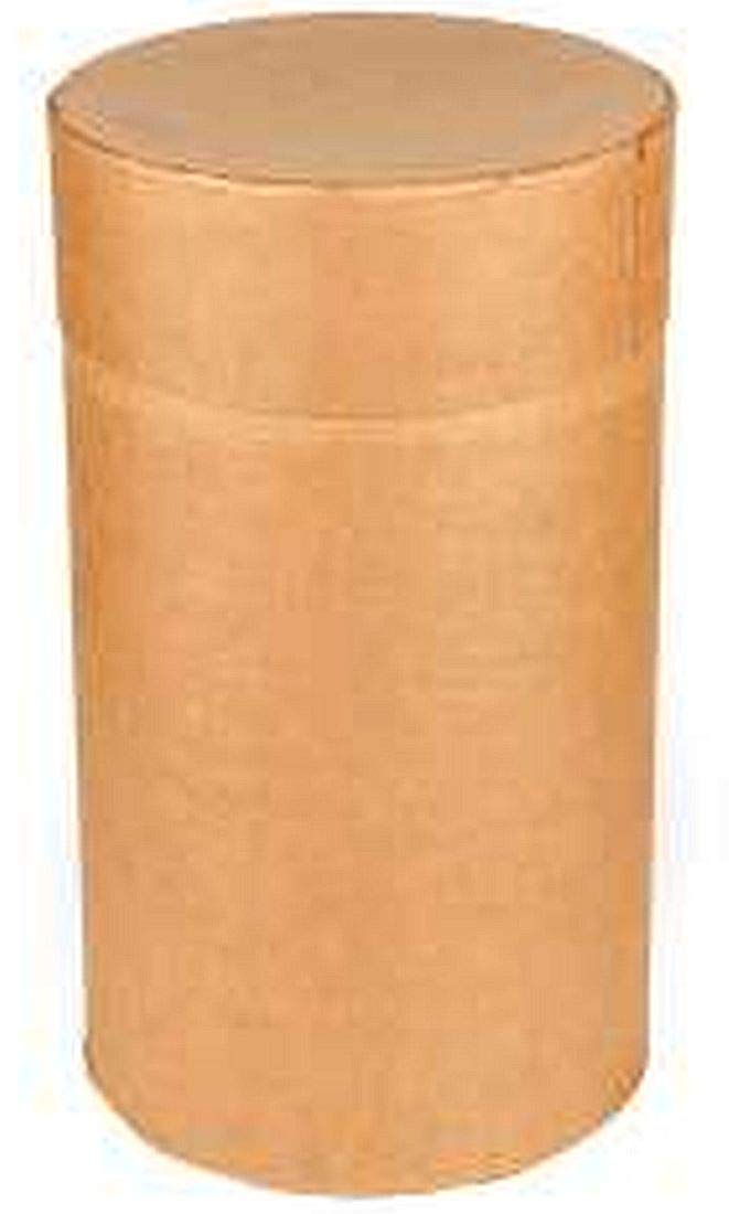 30 Gallon Round All-Fiber Cardboard Drums with Fiber Lid - Heavy Duty Storage Containers for Shipping, Industrial Use & Bulk Material Handling