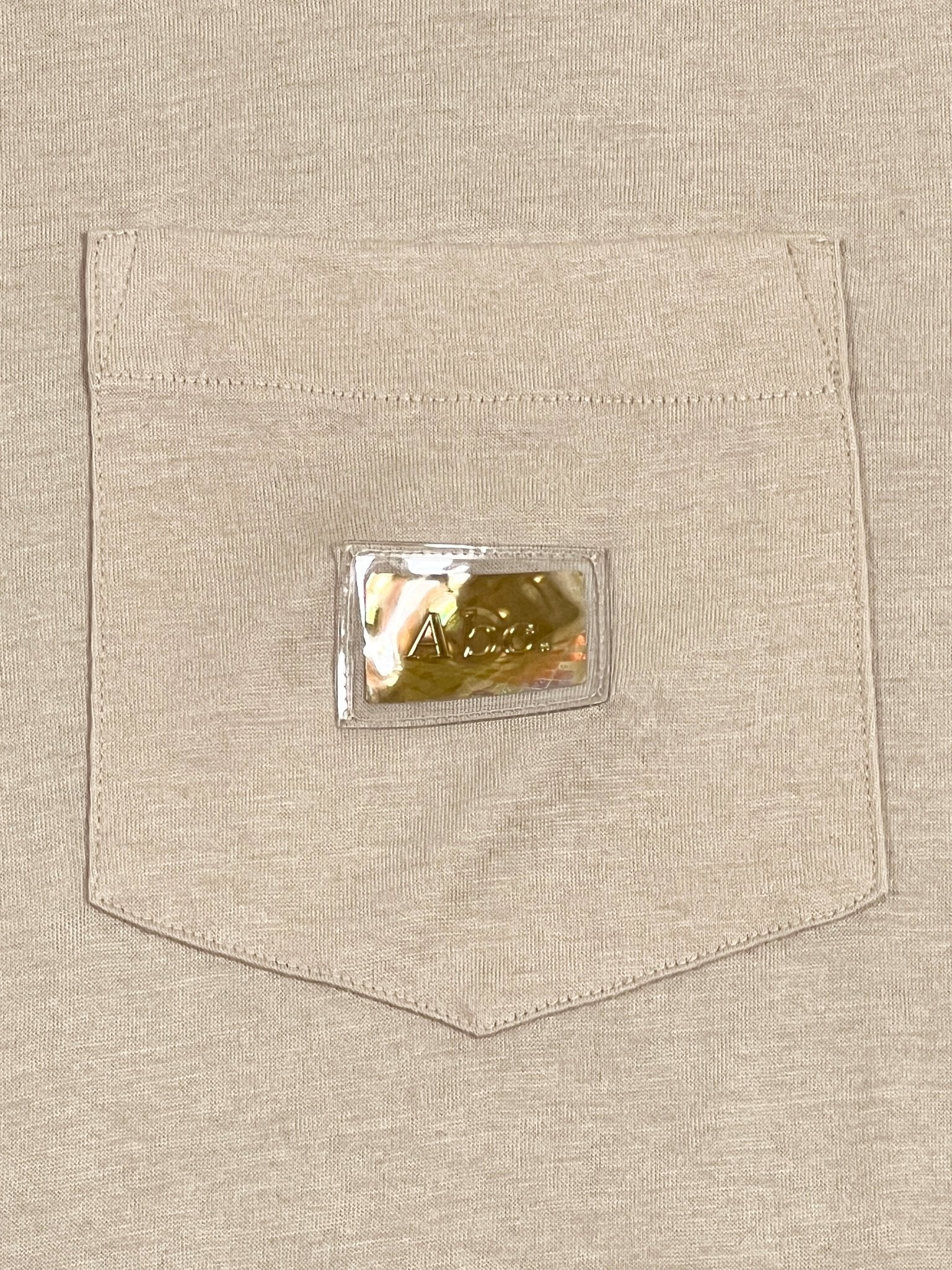 Advisory Board Crystals Short Sleeve Pocket T-Shirt - Feldspar Ecru | Comfortable Casual Wear for Men & Women | Perfect for Everyday Outfits, Street Style & Relaxing
