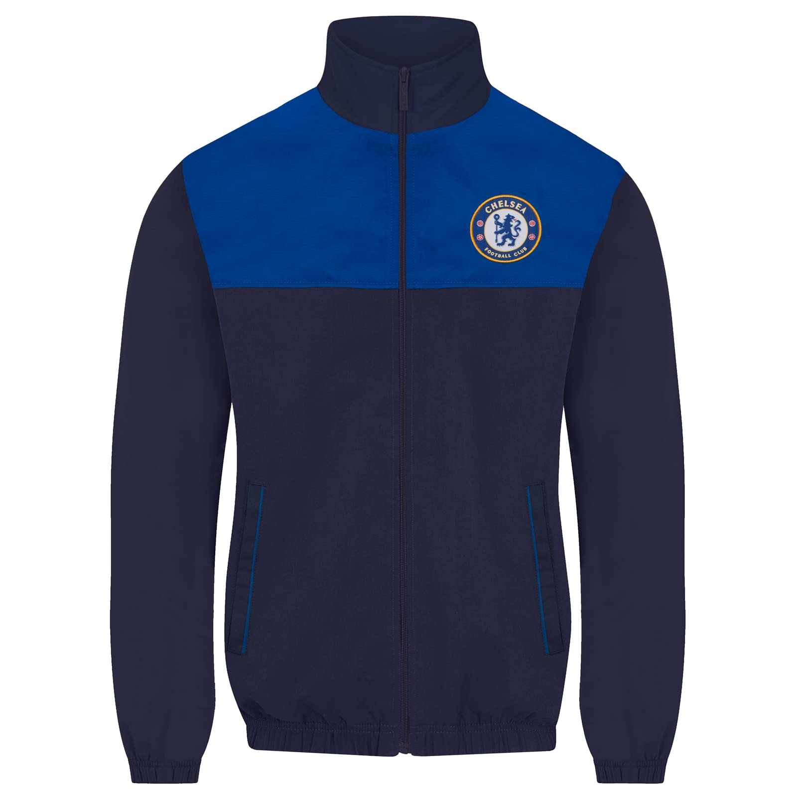 Chelsea FC Official Men's Soccer Jacket & Pants Tracksuit Set - Perfect Gift for Football Fans | Match Day Outfit & Casual Wear