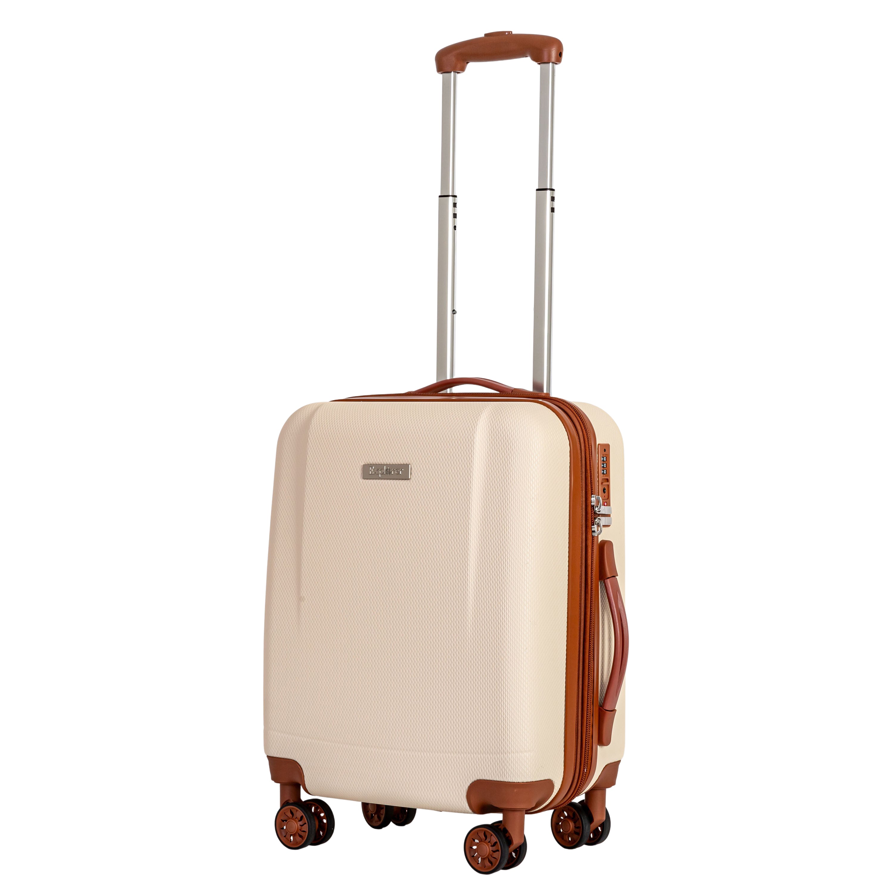 Premium Explorer First Class Carry On Luggage - Lightweight Hardshell Spinner Suitcase with TSA Lock for Business Travel & Weekend Getaways