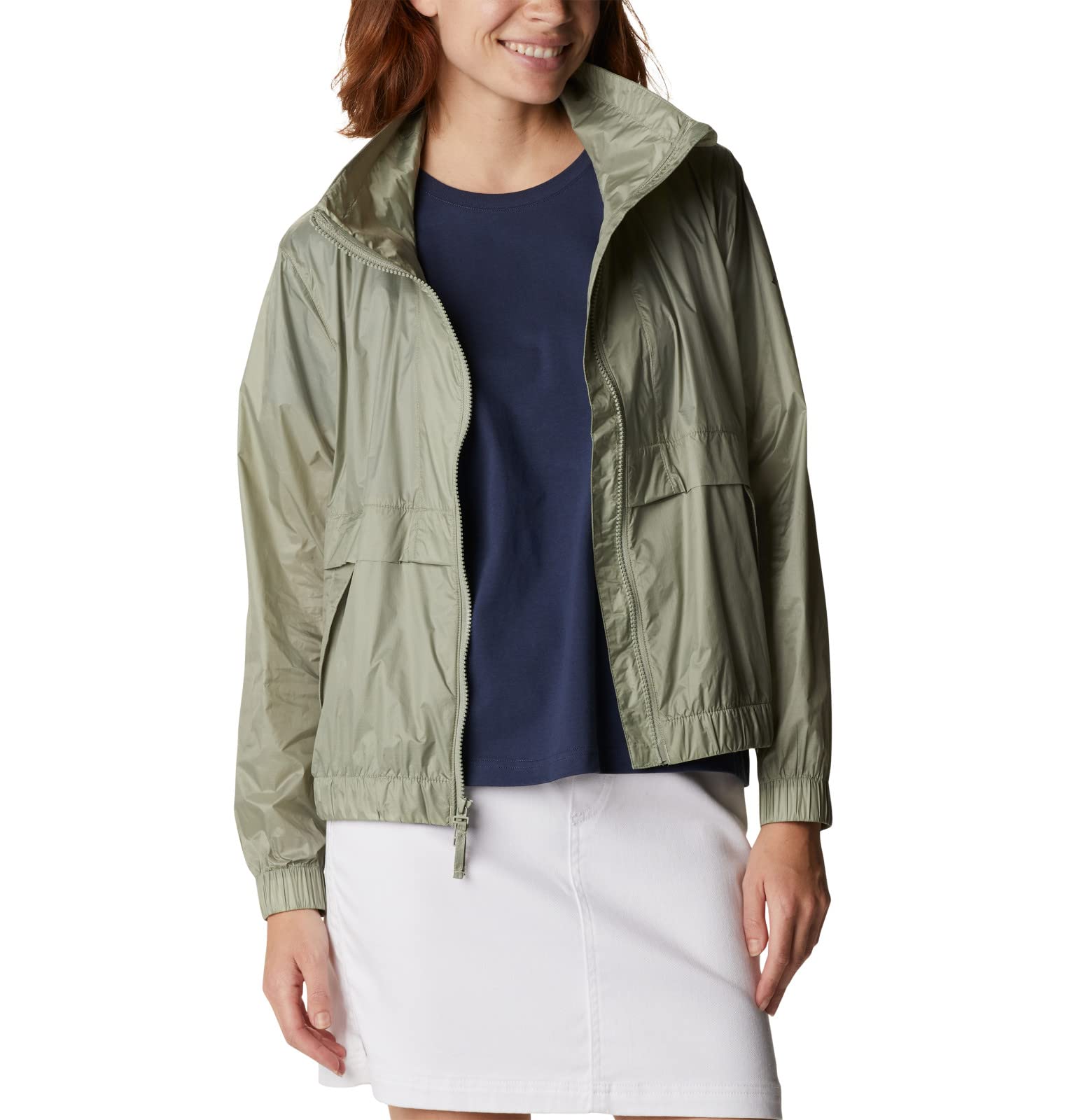 Columbia Women's Sunny City Windbreaker Jacket - Lightweight Water-Resistant Windbreaker for Hiking, Running & Outdoor Activities