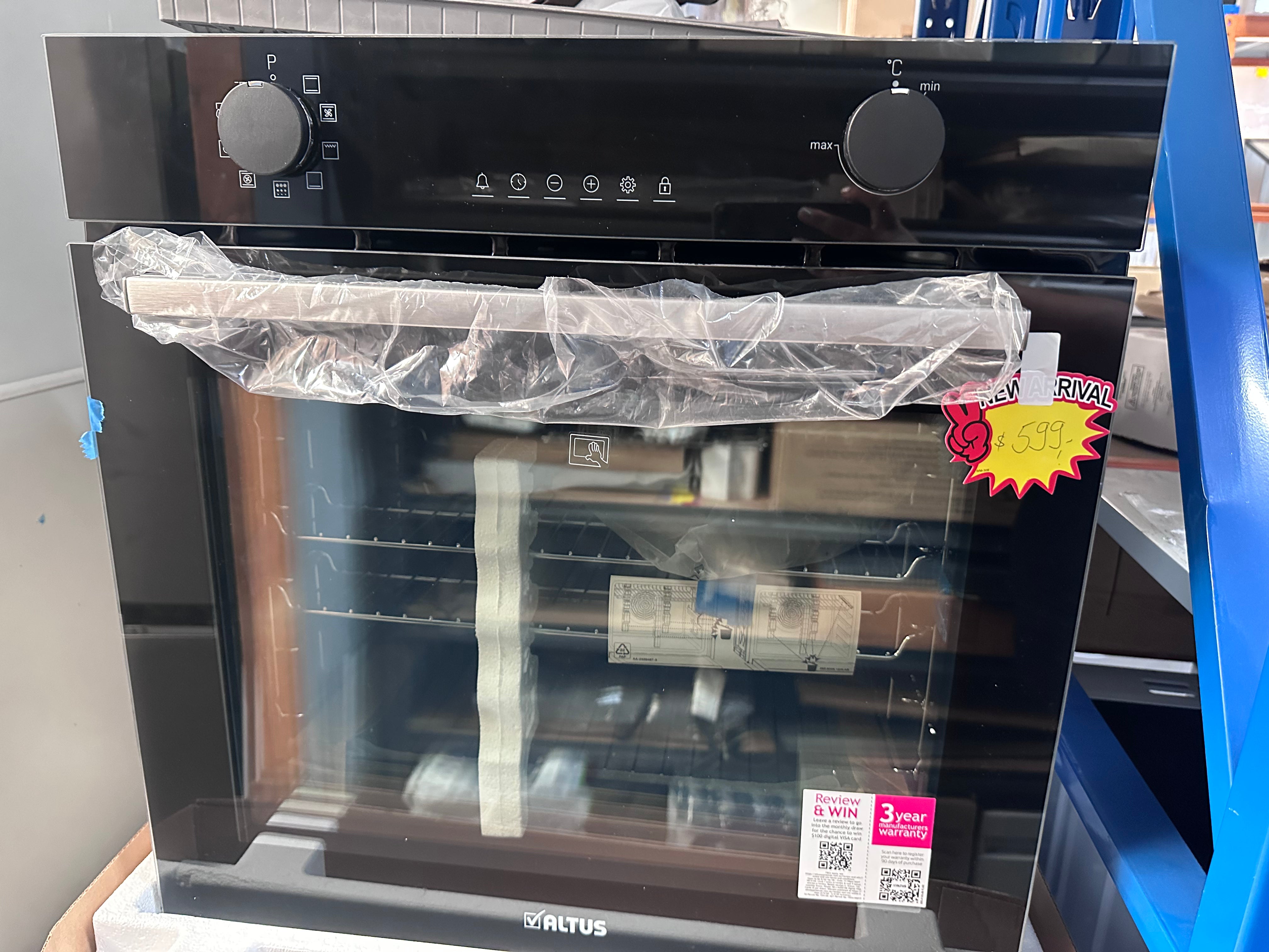 Altus 85L Multi-Function Pyrolytic Oven with 3-Year Warranty - Perfect for Baking, Roasting & Self-Cleaning in Modern Kitchens
