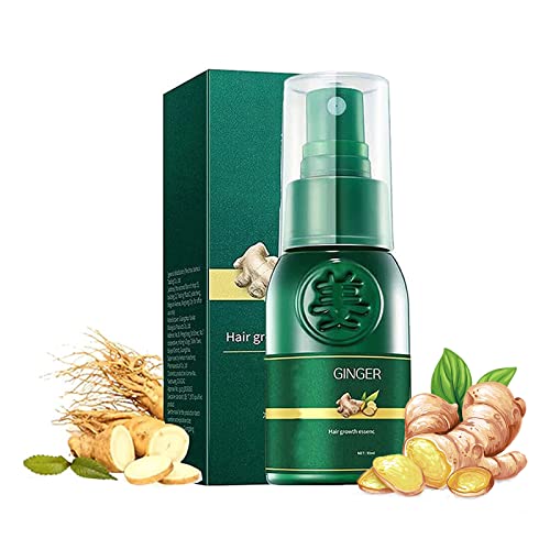 ShougaGRO Japanese Hair Growth Spray with Korean Ginseng - Fast-Acting Ginger Hair Regrowth Serum for Men & Women (1PC) | Promotes Thicker Hair in 7 Days | Perfect for Thinning Hair, Bald Spots & Daily Hair Care Routine