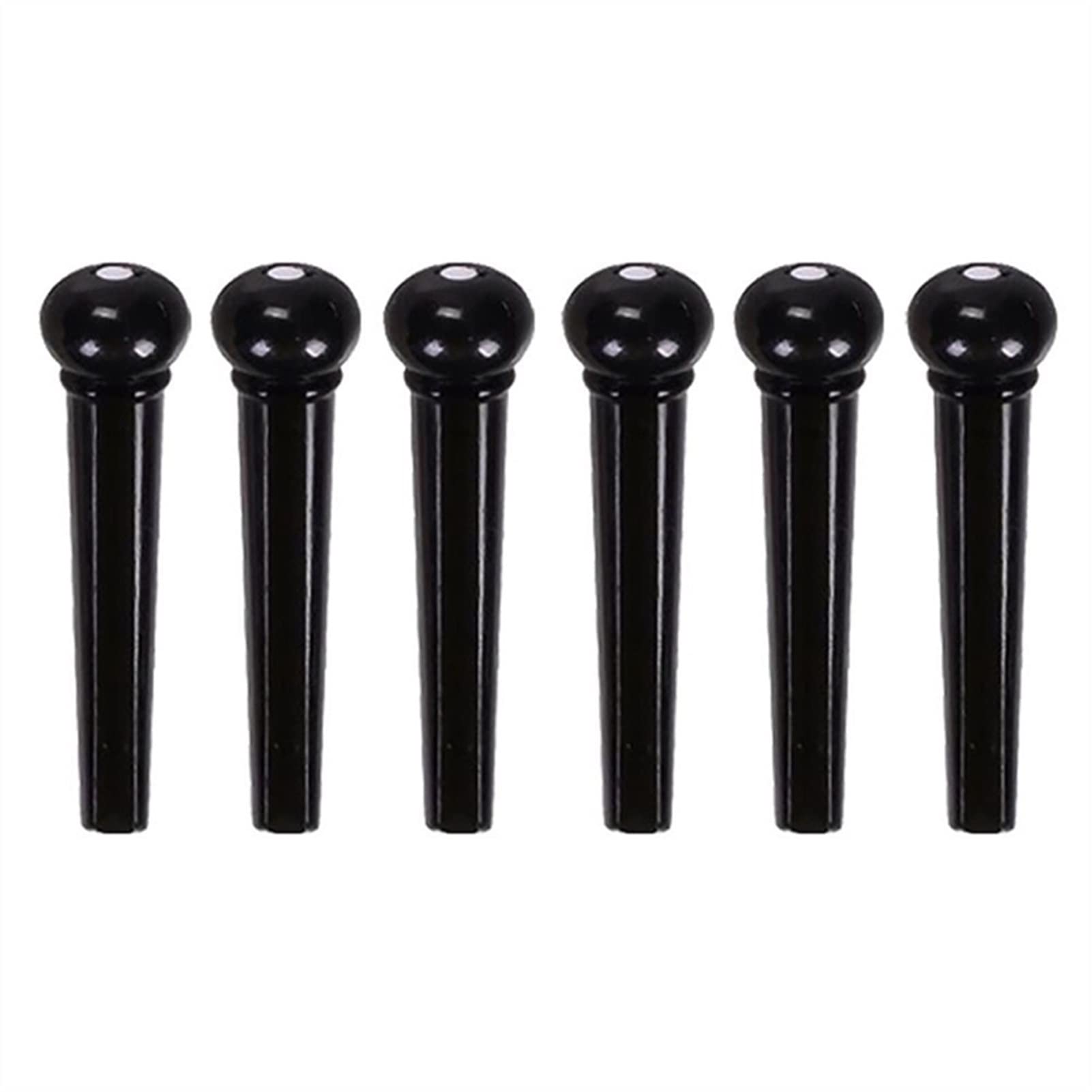 6 Strings Acoustic Guitar Wooden Bridge Pins & Saddle/Nut Set - Premium Musical Instrument Accessories for Electric & Acoustic Guitars - Perfect for Guitar Repair, Maintenance and Sound Enhancement
