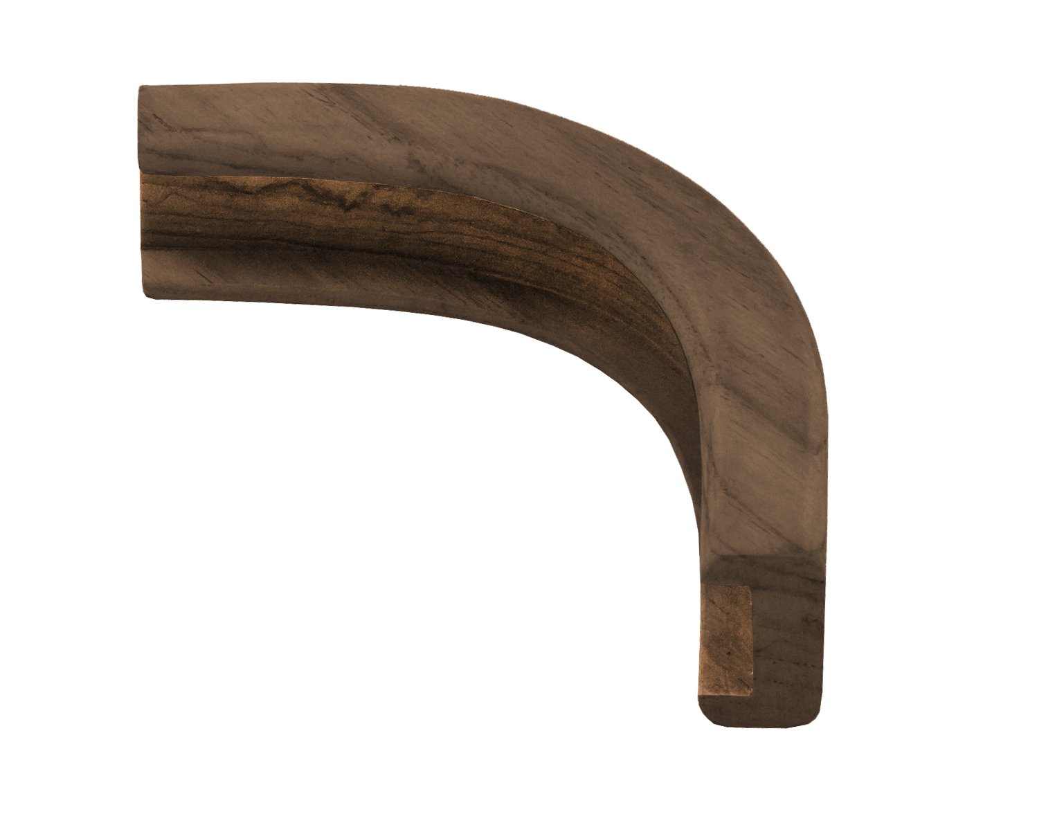 Premium SeaTeak Marine-Grade Outside Corner Bulkhead Molding - Waterproof Boat Trim for Yachts & Sailboats - Perfect for Deck Edging, Cabin Corners & Marine Exteriors