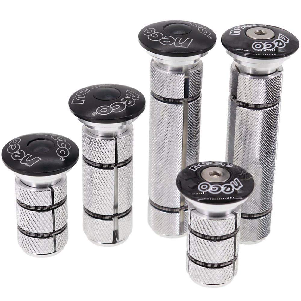 Neco Carbon Fiber Headset Expander Top Cap - Star Nut Plug Bolt for Bike Stems, Long Large Size | Perfect for MTB, Road Bikes & BMX Upgrades