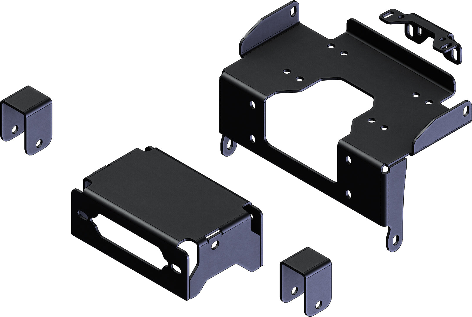 **Honda Talon 1000 Winch Mount Kit for 2022+ Models - Heavy-Duty Off-Road Accessory for UTV & ATV Adventures**    *(Use Case: Perfect for trail riding, rock crawling, and off-road recovery in rugged terrain.)*