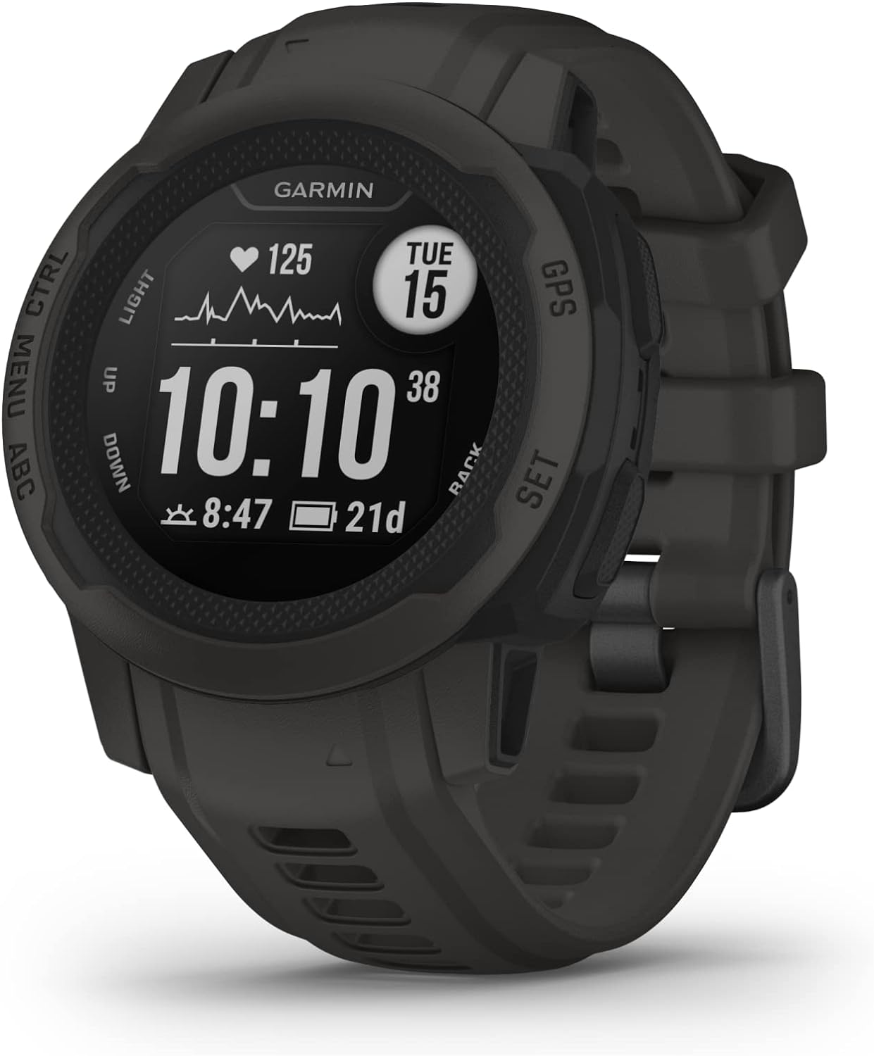 Garmin Instinct 2S GPS Rugged Smartwatch - Certified Renewed | Outdoor Sports, Hiking & Fitness Tracking for Men & Women