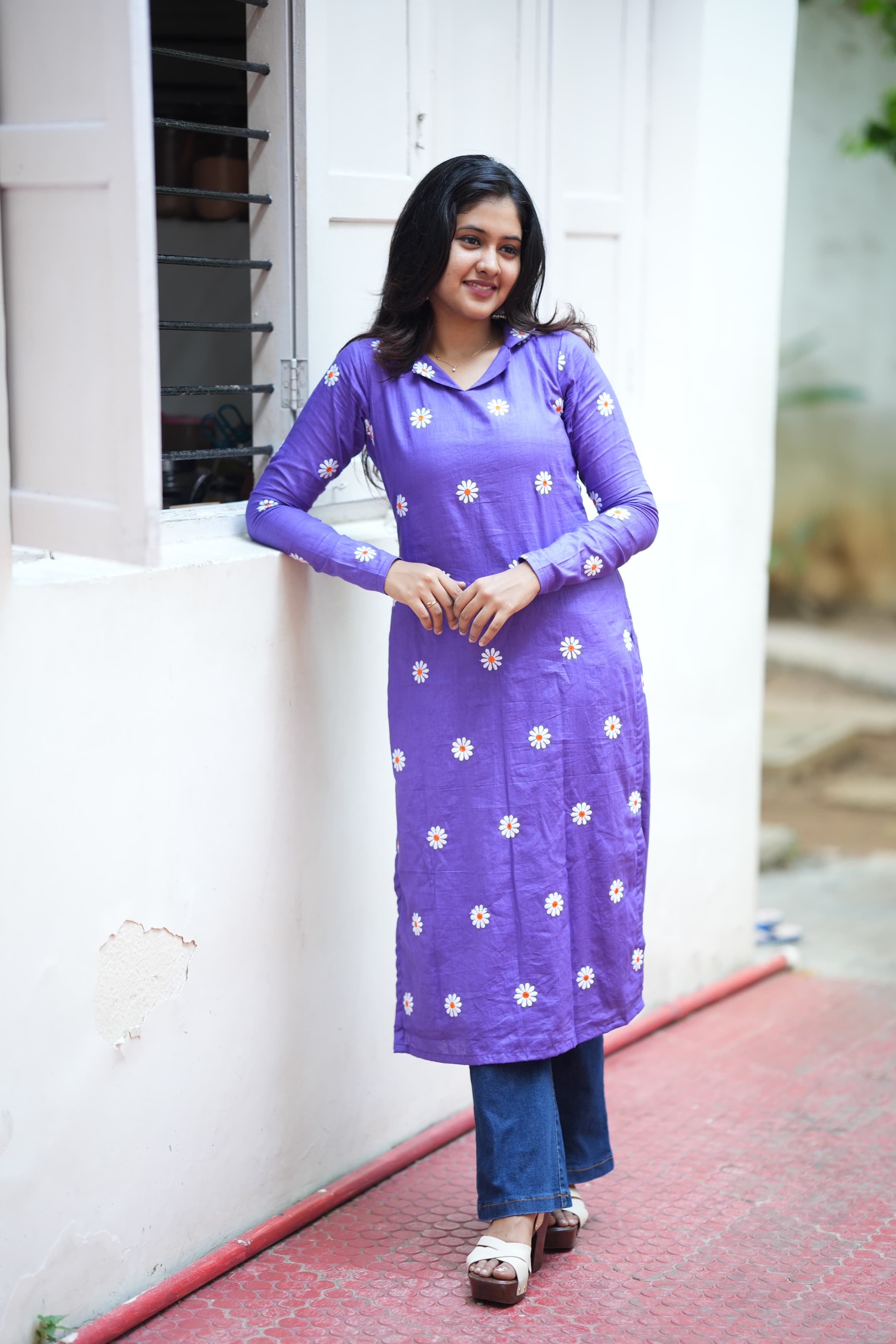 DD747 Richa Series 2 Pure Cotton Kurti for Women | Comfortable Casual Wear | Perfect for Daily Outfits, Office Wear & Festive Occasions