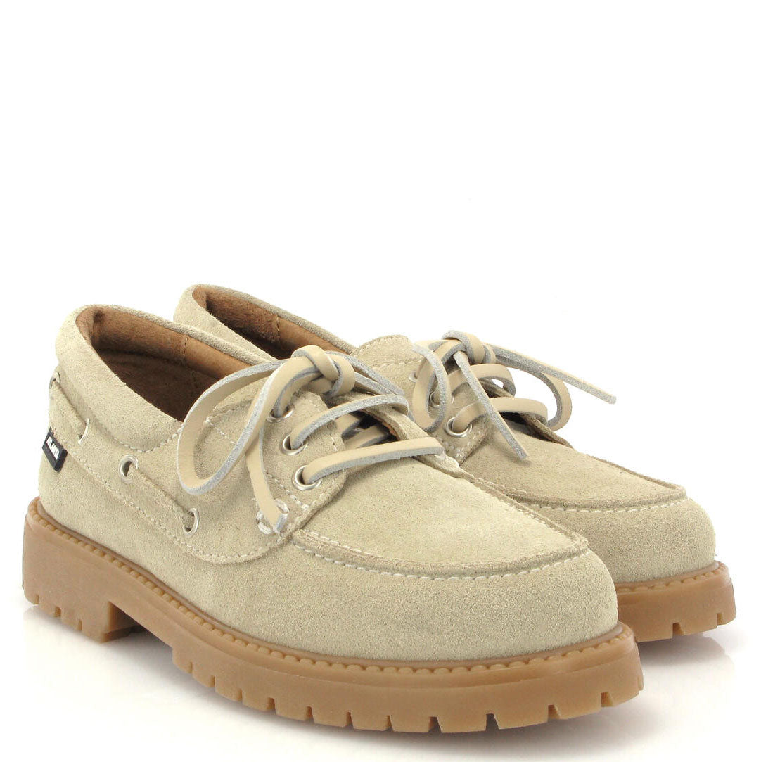 Men's Atlanta Moccasin Sand Boat Shoes - Comfortable Slip-On Loafers for Casual Wear, Beach, Boating & Summer Outdoor Activities