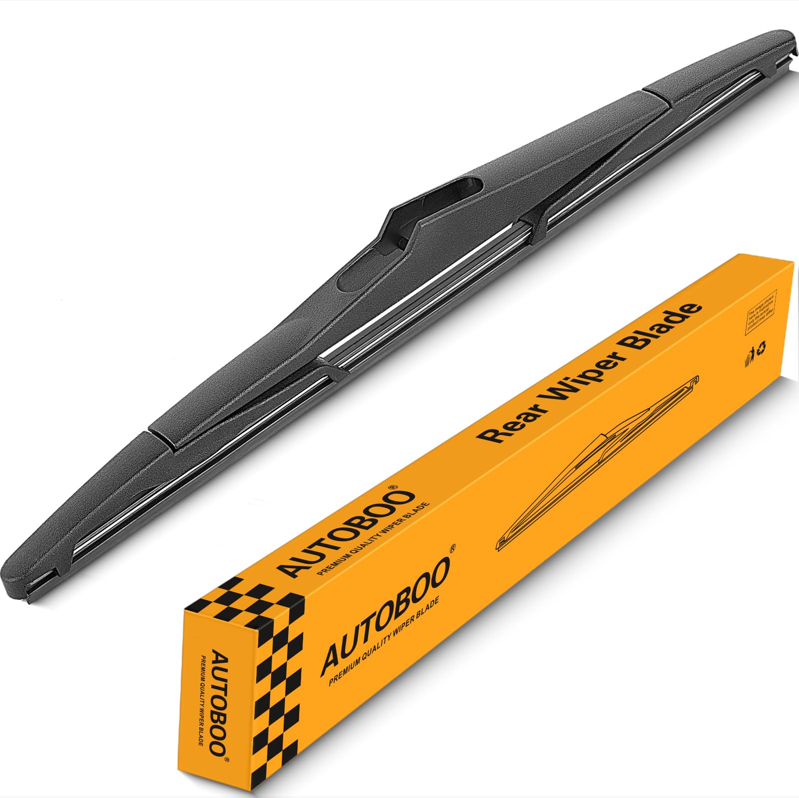 AUTOBOO 13 Inch Rear Wiper Blade Replacement for Jeep Wrangler JK & Unlimited 2007-2017 - OEM Quality 68002490AB Compatible Part (Pack of 1) - Perfect for Rainy Weather & Off-Road Adventures