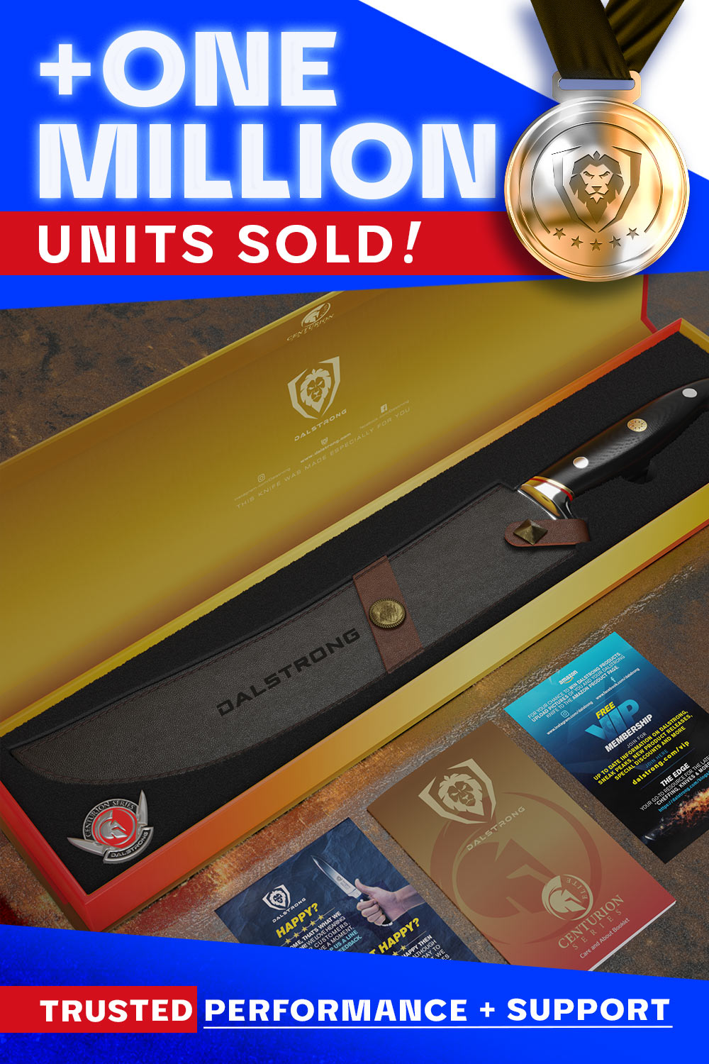Premium Dalstrong Butcher & Breaking Knife 10
