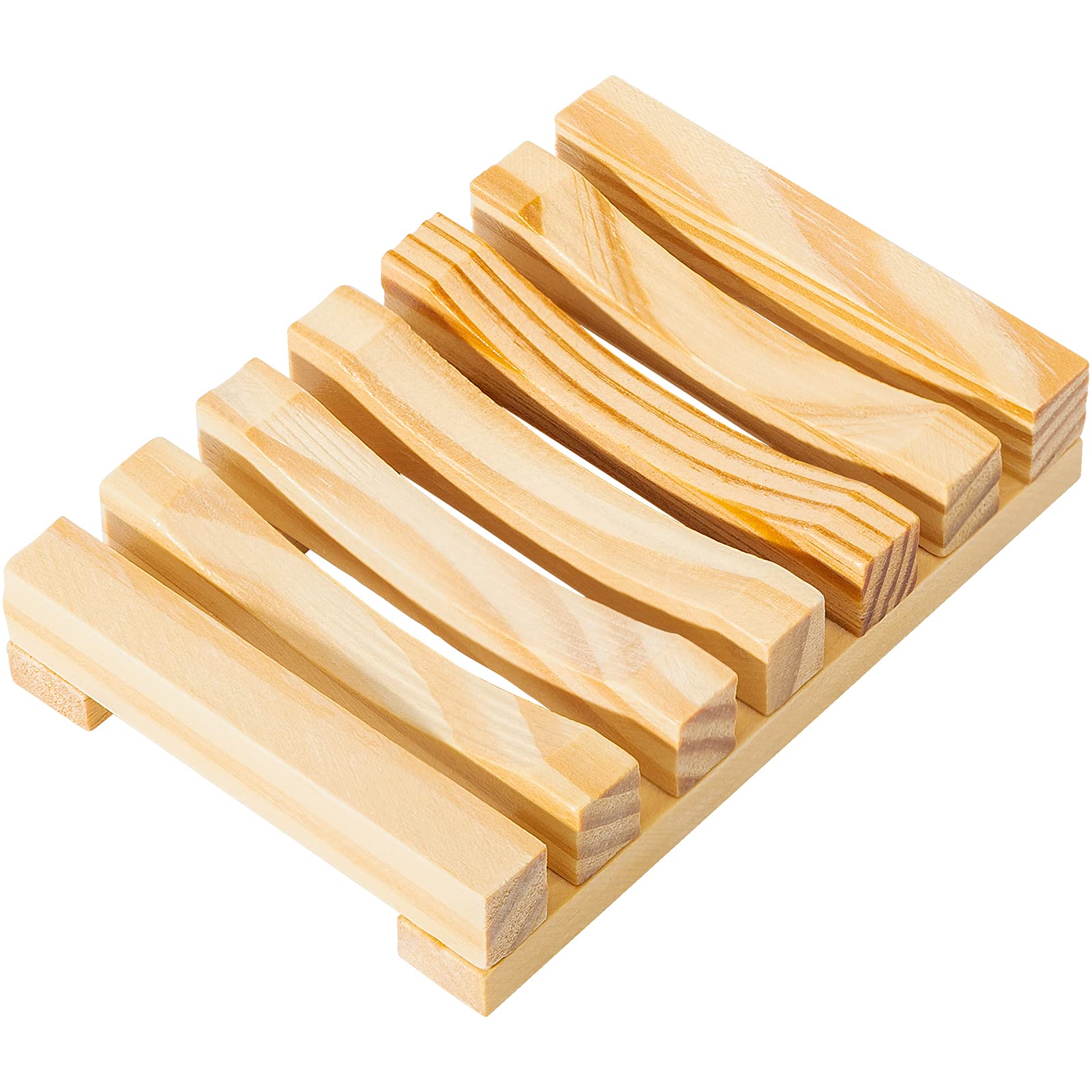 Eco-Friendly Natural Wooden Soap Dish Holder - Biodegradable Bathroom Soap Tray, Plastic-Free & Zero Waste - Perfect for Sustainable Living, Spa & Home Decor