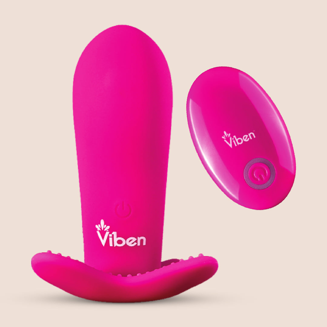 Viben Intrigue Butterfly Rocker with Pleasure Nubs - Remote Controlled Panty Vibrator for Women | Hands-Free Clitoral Stimulation During Date Night & Couples Play