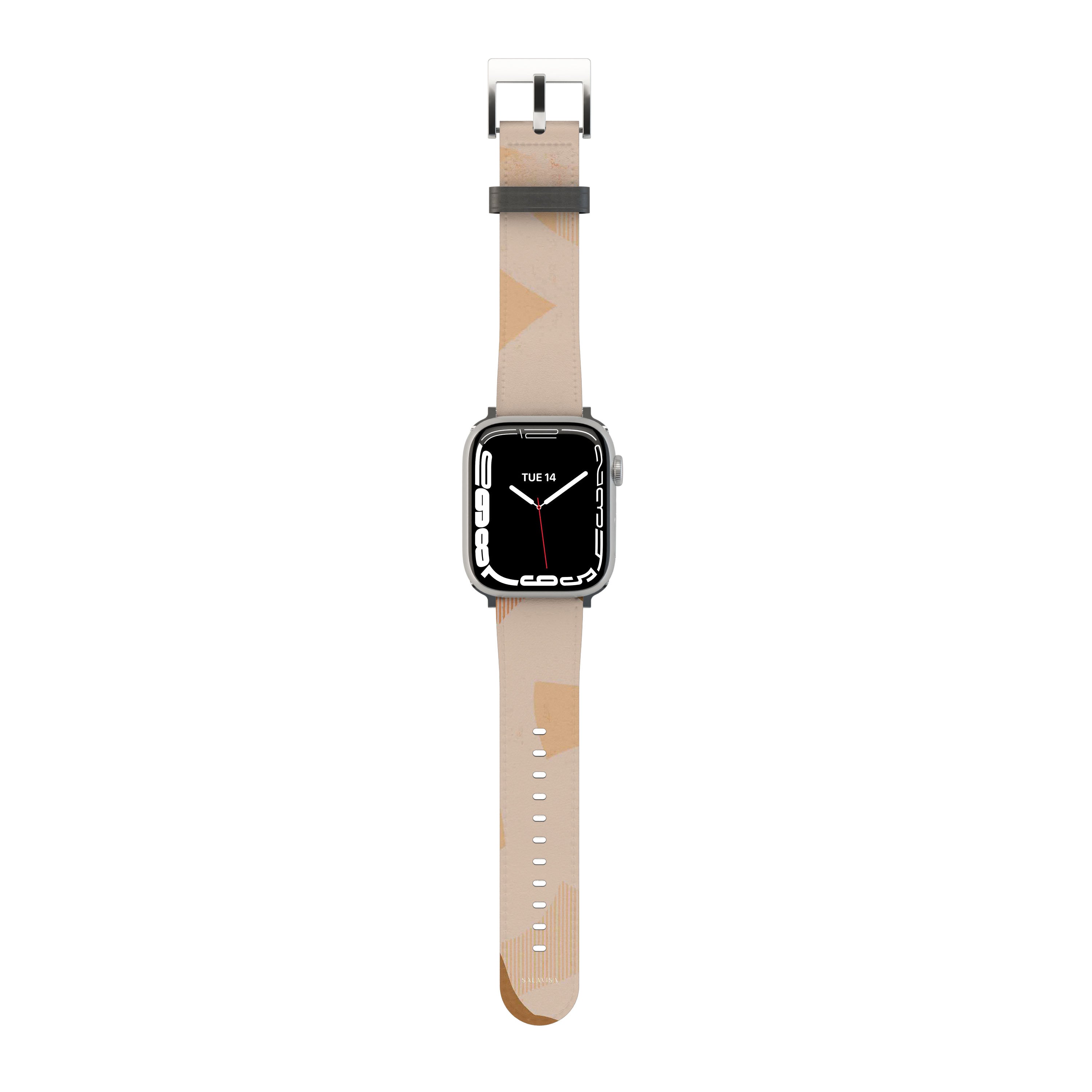 Organic Cotton Apple Watch Band - Soft, Breathable & Eco-Friendly Strap for Women & Men - Perfect for Workouts, Running & Everyday Wear