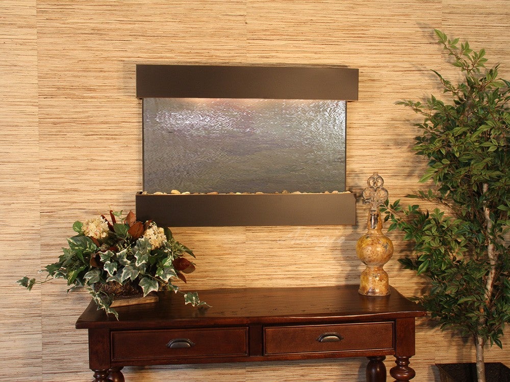 Adagio Reflection Creek Blackened Copper Multi-Color Featherstone RCS1514 - Elegant Home Decor for Living Room, Bedroom & Office