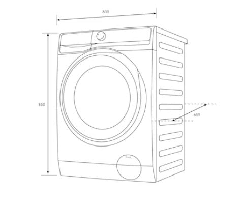 Electrolux EWW1143R7SC 11kg/7kg UltimateCare 700 Washer Dryer Combo - Energy Efficient Front Load Laundry Machine for Home & Apartment Use