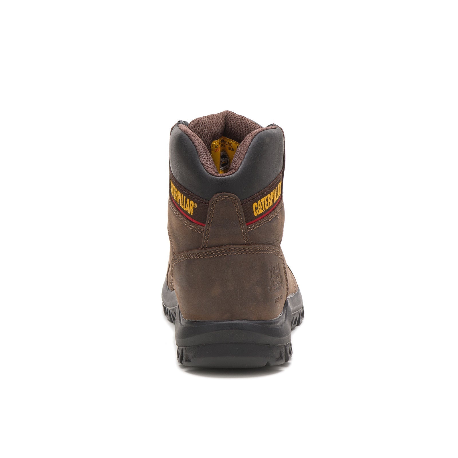 Men's Brown Steel Toe Work Boots - OSHA Approved Safety Shoes for Construction, Warehouse & Outdoor Work