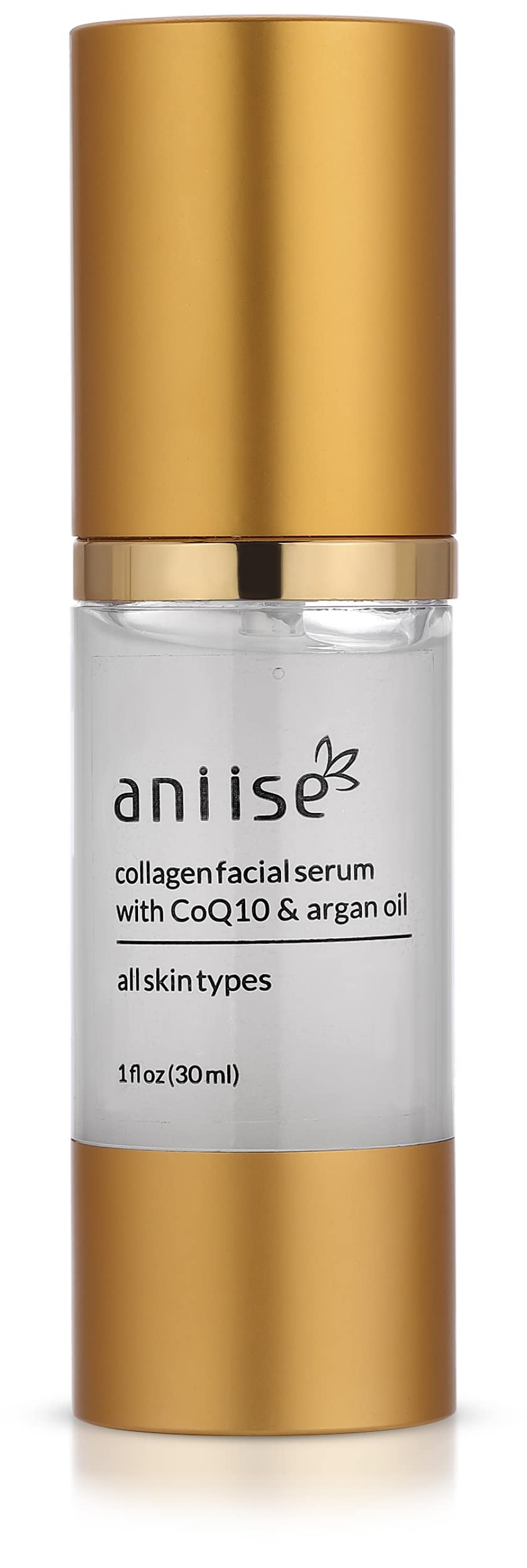 Best Anti-Aging Collagen Serum with Hyaluronic Acid, Vitamins C & E, CoQ10 & Argan Oil - Hydrating & Firming Face Treatment for Wrinkles & Fine Lines - Perfect for Night Routine & Daily Skincare