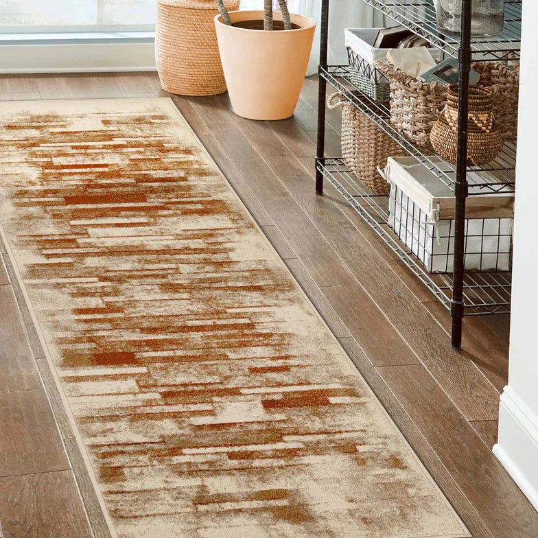 Stylish Culver Abstract Graphic Design Indoor Area Rug & Runner - Perfect for Living Room, Bedroom, or Hallway Decor