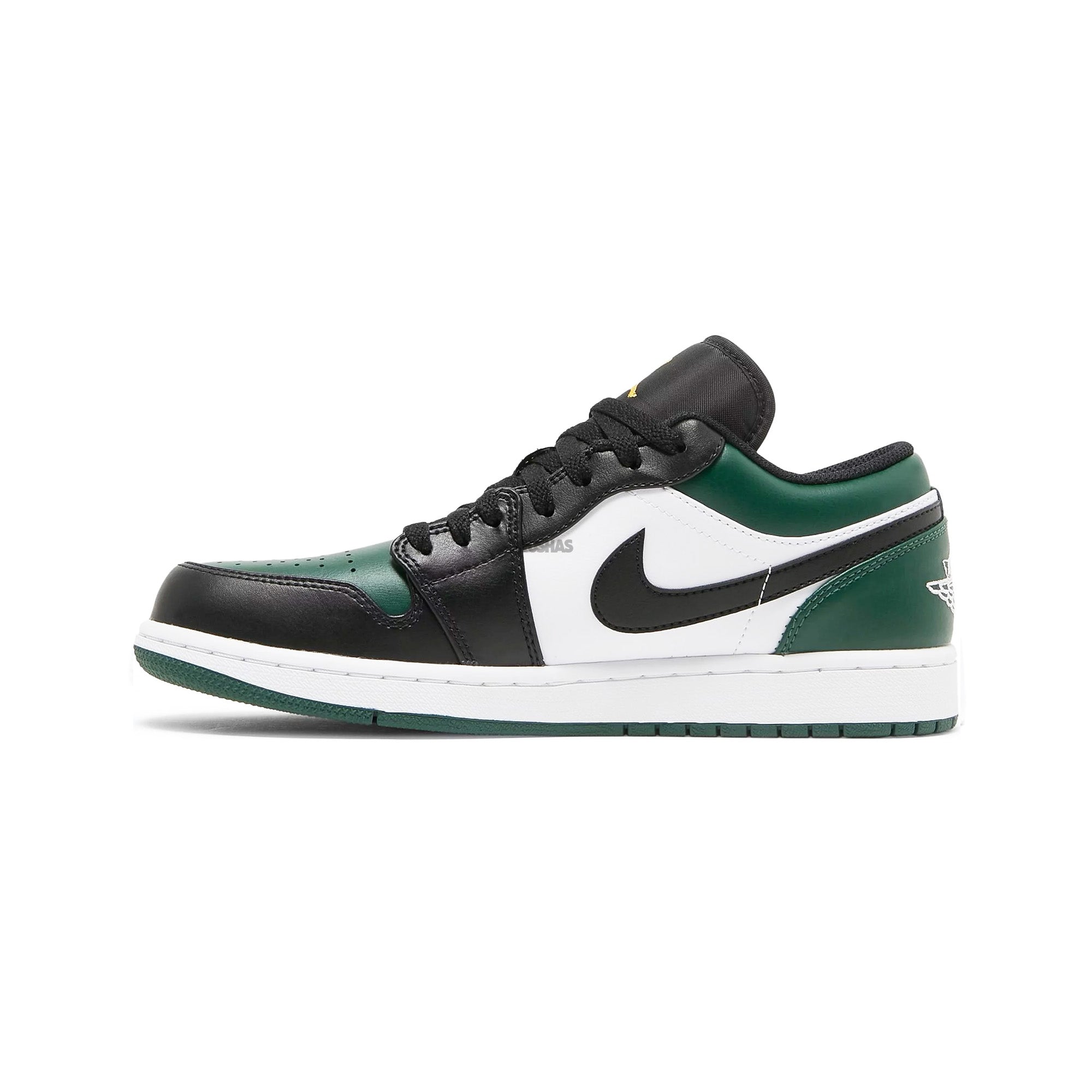 Air Jordan 1 Low 'Green Toe' Men's Basketball Shoes - Retro Sneakers for Casual Wear & Street Style Fashion | Perfect for Everyday Outfits, Gym & Urban Lifestyle