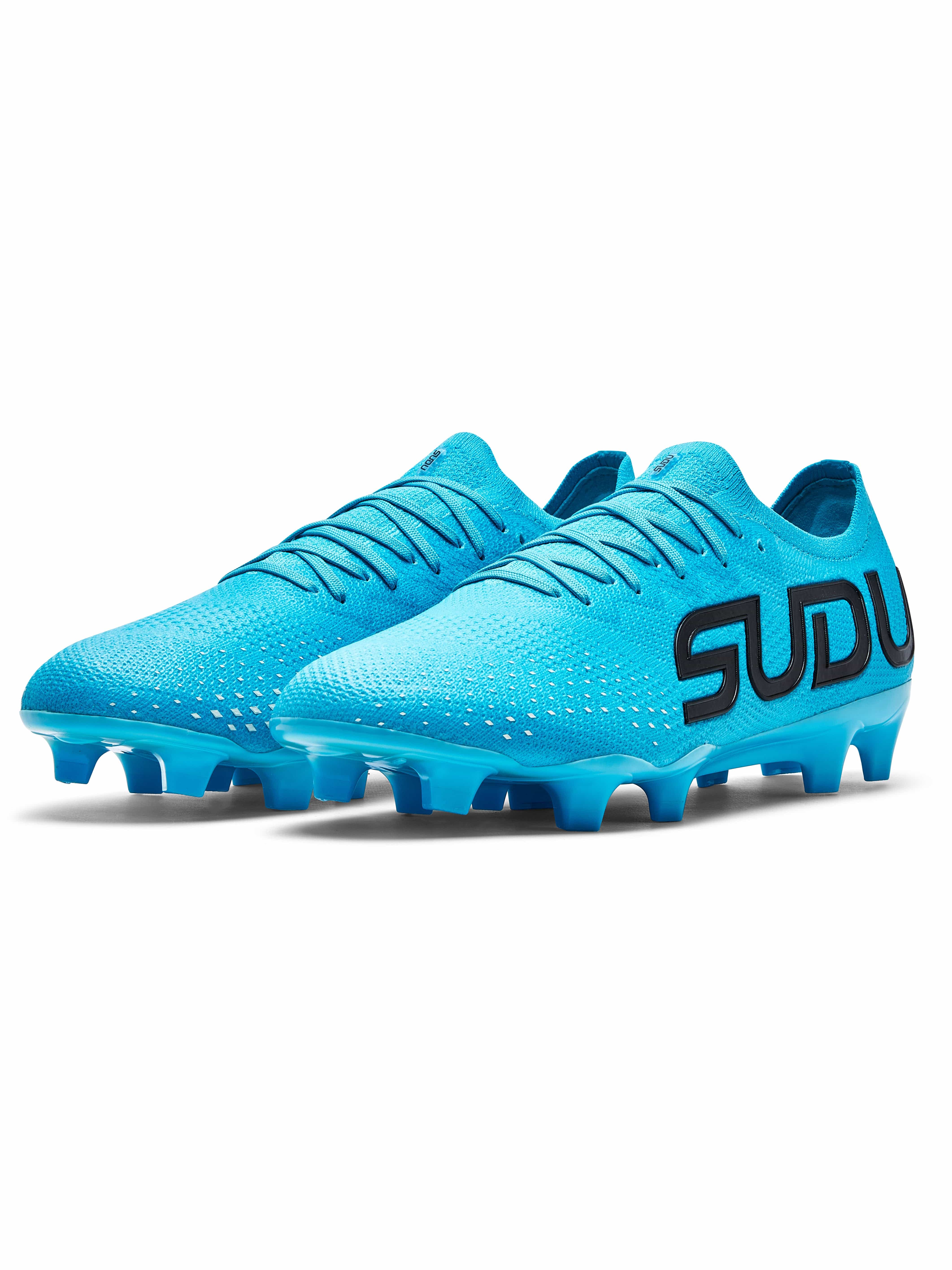 SFS FG 01+ Pro Soccer Cleats - Lightweight Football Shoes for Men, Blue - Perfect for Turf & Grass Fields, Training & Matches