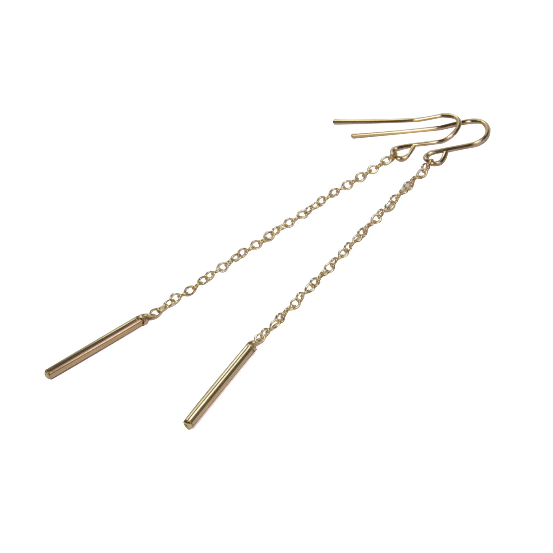 Elegant Drop Bar Earrings for Women - Dainty Gold & Silver Dangle Earrings - Perfect for Parties, Weddings & Everyday Wear
