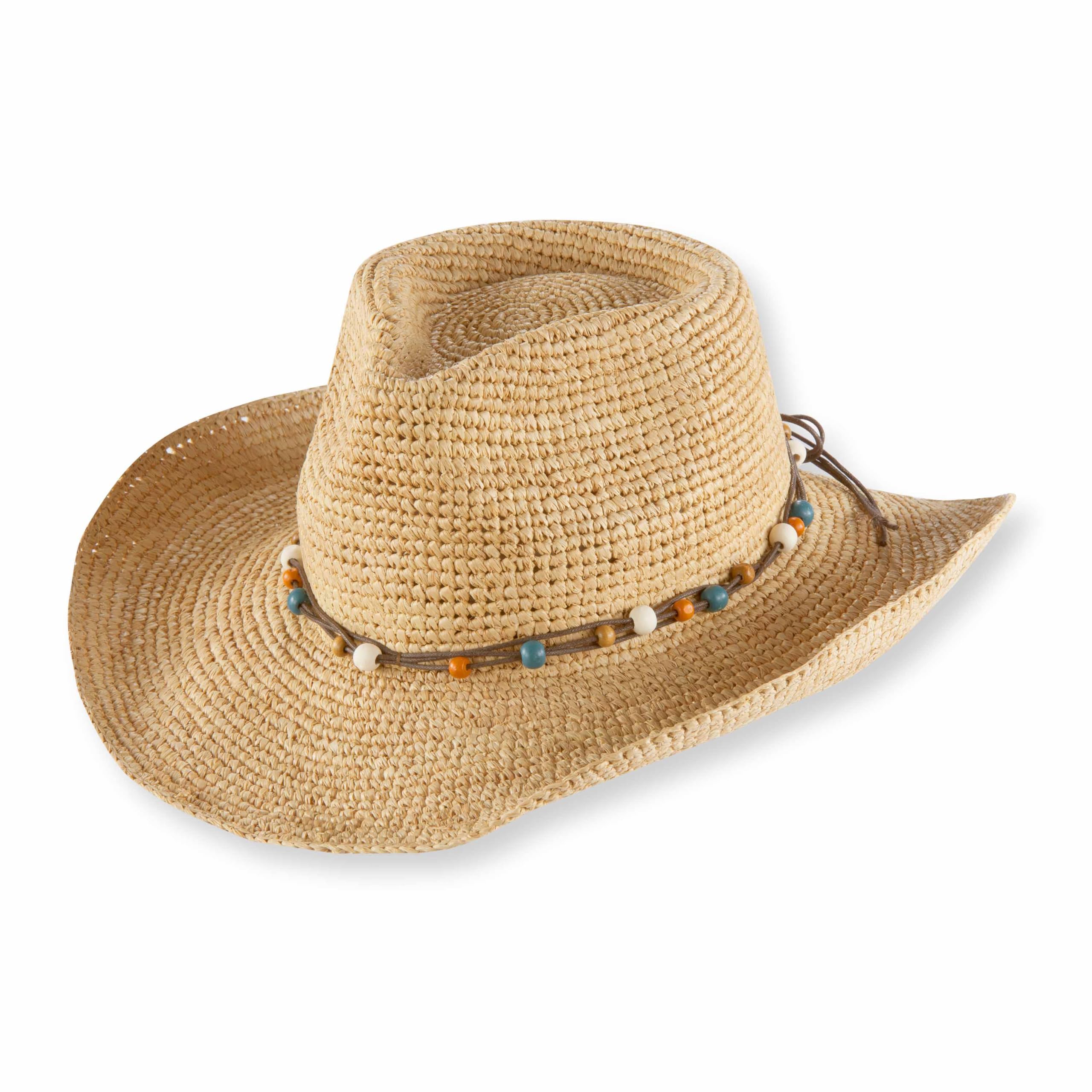 Pistil Women's Goldie Sun Hat - UPF 50+ Wide Brim Straw Beach Hat for Summer, Travel & Outdoor Activities