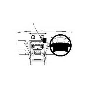 ClicOn No Holes Center Dash Mount for Ford Mondeo 2008-2014 | Universal Phone Holder for Hands-Free Driving & GPS Navigation