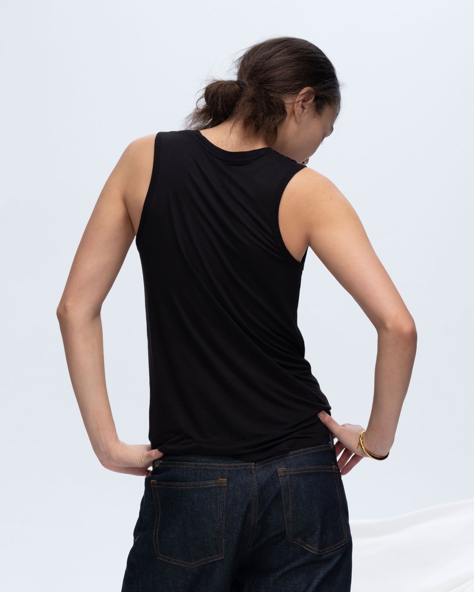 Modal Sweetheart Tank Top - Black | Soft & Comfortable Women's Casual Wear for Summer, Lounge & Layering