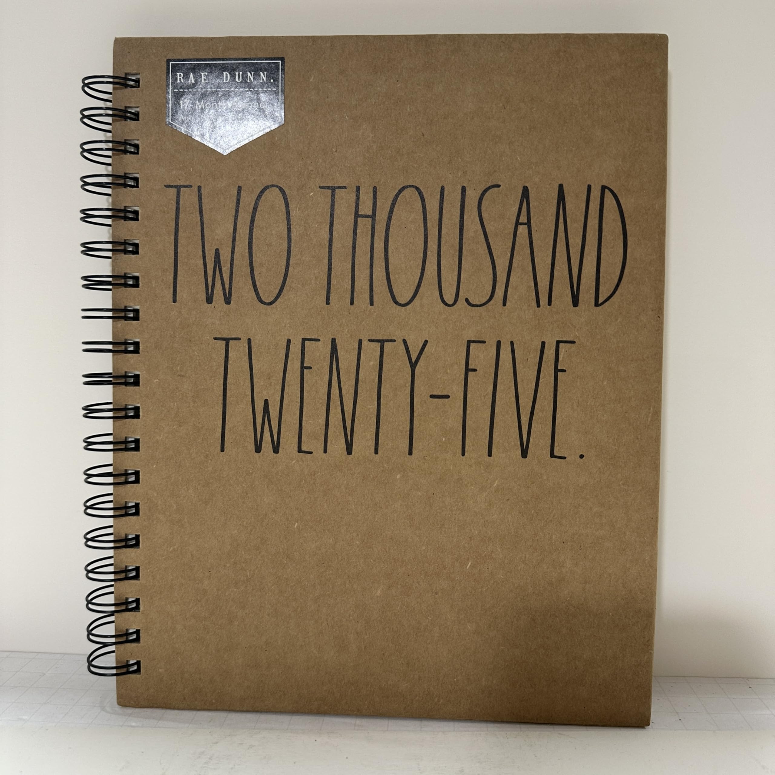 Rae Dunn 2025 Planner Calendar - Large Brown 17-Month (August 2024 to December 2025) - 10 x 8 Inches - Perfect Christmas Gift for Office & Coworkers - Daily Planning, Goal Tracking & Productivity Organizer