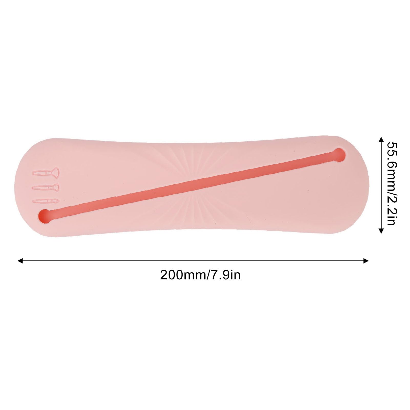 EXCLUZO Silicone Makeup Brush Holder - Dustproof, Portable & Easy to Clean, Durable Large Capacity Travel Cosmetic Brush Organizer for Outdoor & Home Use (Pink) | Perfect for Travel, Vanity & Makeup Artists