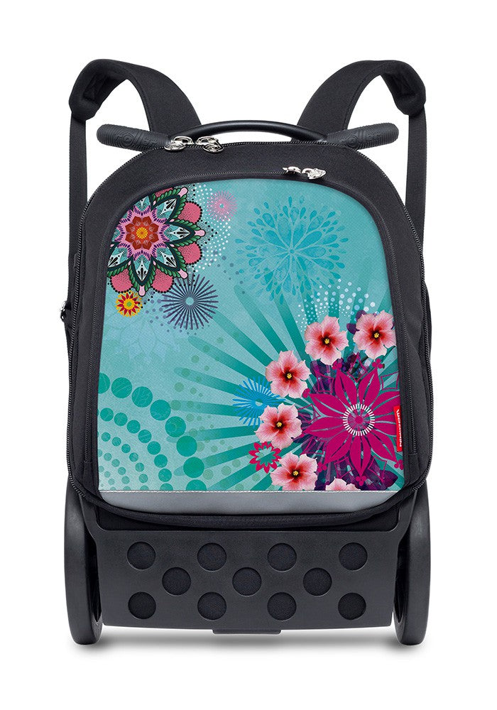 Nikidom Roller UP Trolley School Backpack with Wheels - Lightweight Travel Luggage for Kids & Teens - Perfect for School, Travel, and Daily Use