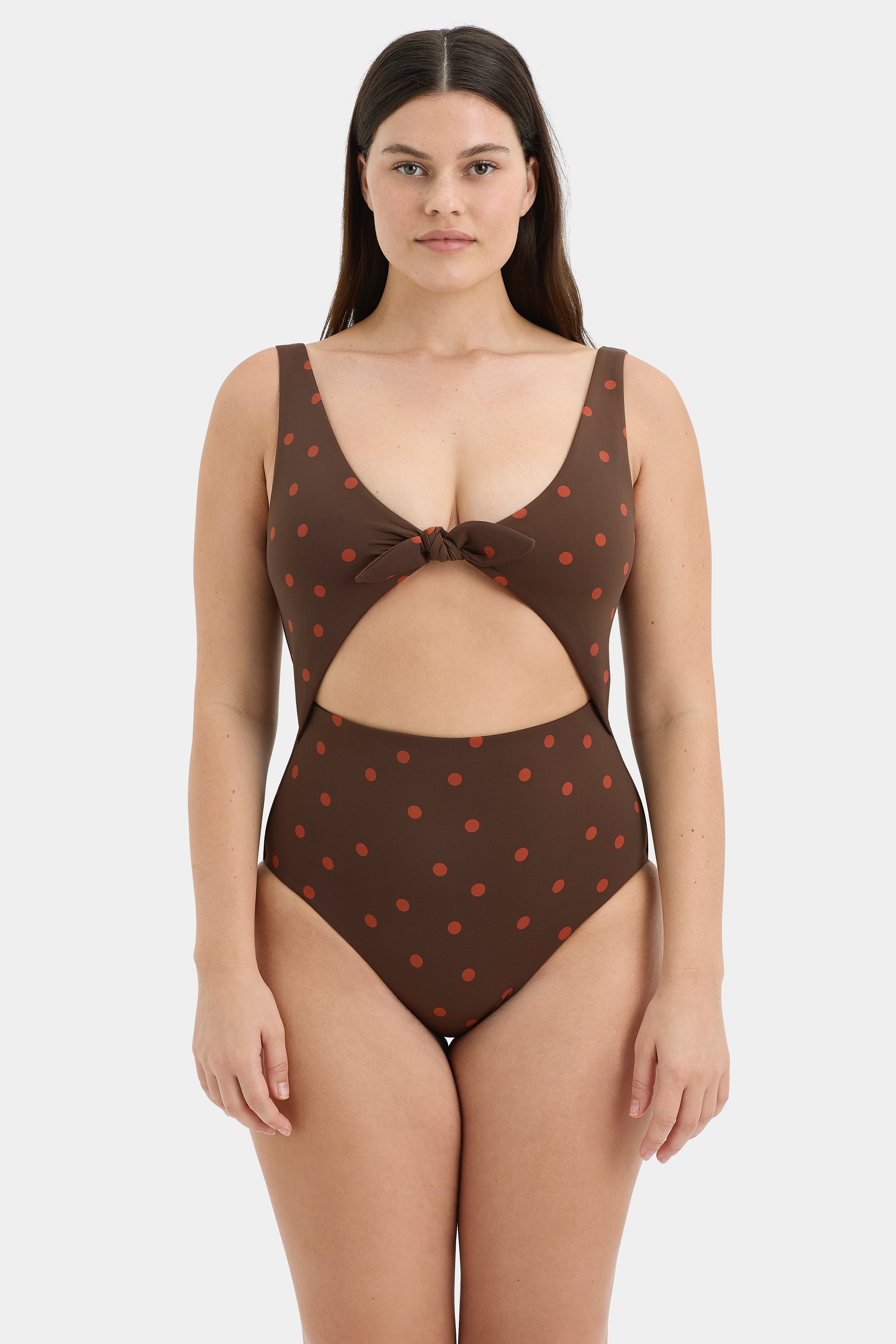 Alina Tie One Piece Swimsuit - Stylish Women's One Shoulder Bathing Suit for Beach, Pool & Summer Vacations